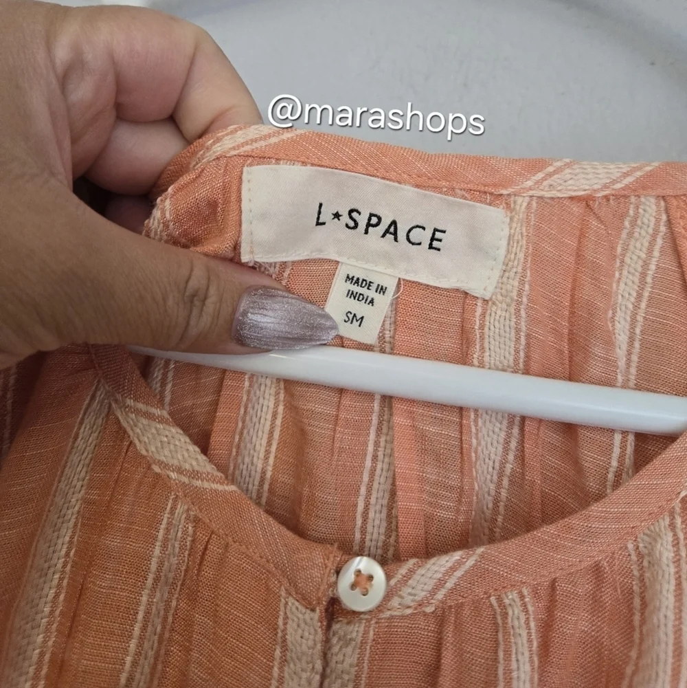L*Space Vida Dress Poolside Stripe Clay
